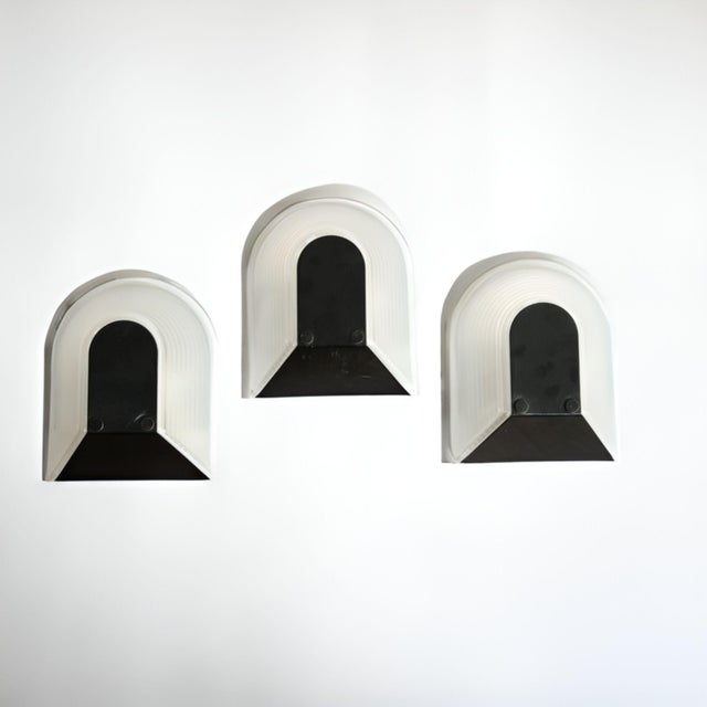 Vintage Trio Prisma Tesi Floral Design Lamps, Italy, 1980s, Set of 3 For Sale - Image 11 of 18