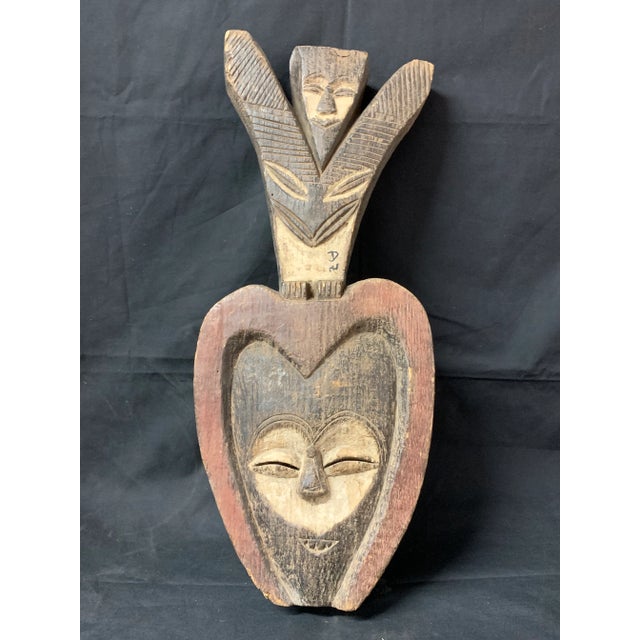 Wood Kwele Mask African Tribal Art Mask For Sale - Image 7 of 7
