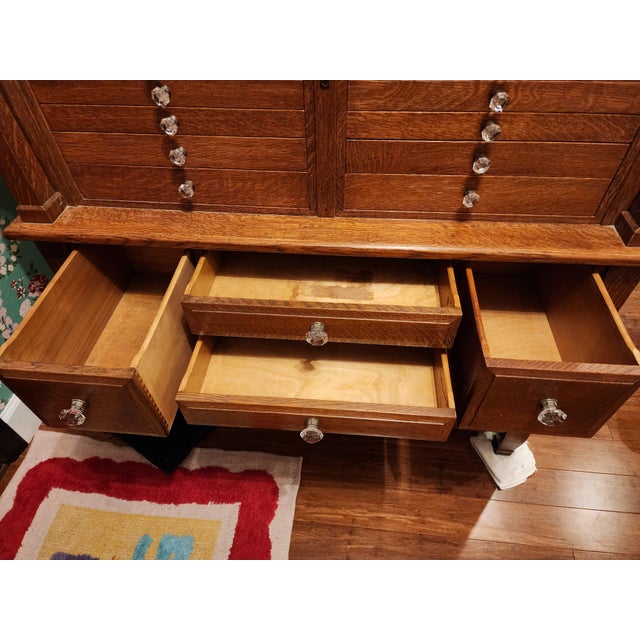 Brown 1910s Antique Dental Cabinet For Sale - Image 8 of 10