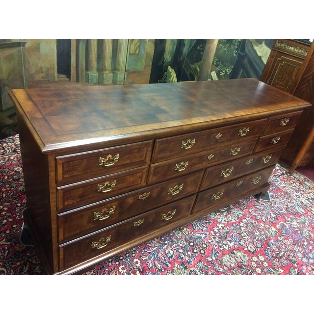 Wood Vintage Dresser, Henredon Furniture, Aston Court Dresser For Sale - Image 7 of 16