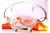 Fruit Bowl Centerpiece with Silver Structure, Cut Glass Core and Ball-Shaped Feet For Sale - Image 4 of 6