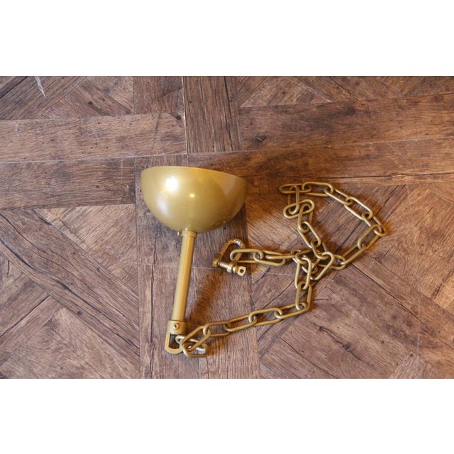 Green and Gold Murano Glass Chandelier with Scale Decoration, 2000s For Sale - Image 16 of 18