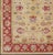 Rustic Angora Turkish Oushak Rug With Red and Gold Color Palette by Keivan Woven Arts For Sale - Image 3 of 13