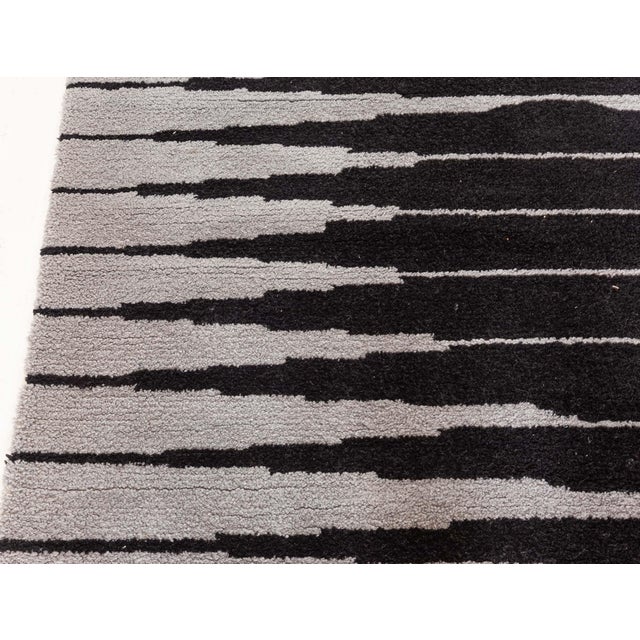 Vintage Vasarely Rug by Victor Vasarely Capella-4 Size: 5'9" × 5'10" (175 × 177 cm) This exceptional vintage French rug,...