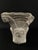 Fragment of a 12th-century Romanesque marble capital. Italy. This capital features stylized plant motifs, characterized by...
