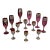 Mid 20th Century Persian Champagne and Cordial - Set of 12 For Sale