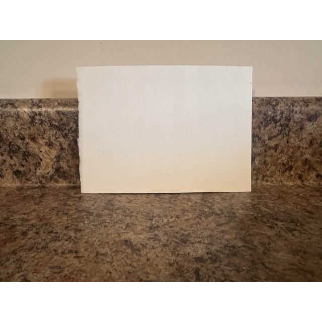 Contemporary “Lakeside Serenity” Signed Original Watercolor Landscape by Nancy Smith For Sale - Image 3 of 3