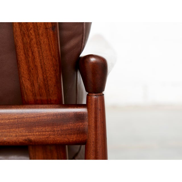 Wood Easy Chairs Model Kolding by Erik Wørts for Ikea, 1960s, Set of 2 For Sale - Image 7 of 17
