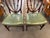 1930s Set of 2 Vintage Shieldback Mahogany Dining Chairs For Sale - Image 5 of 8