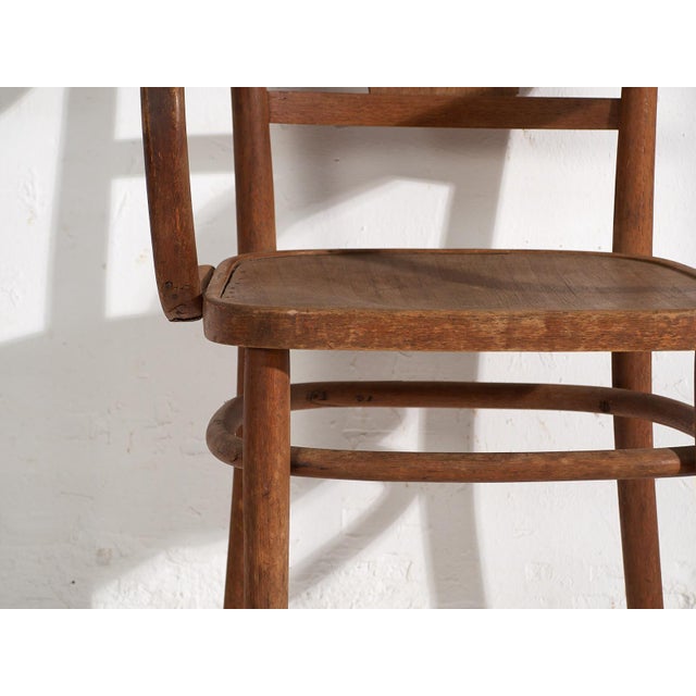 Vintage Bentwood Office Chair, 1920 For Sale - Image 8 of 10