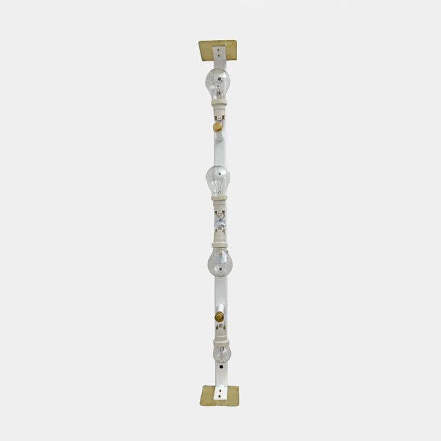 Art Deco Brass and Textured Murano Glass Sconces, Set of 2 For Sale - Image 9 of 10