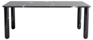 XLarge Black Marble Sunday Dining Table by Jean-Baptiste Souletie