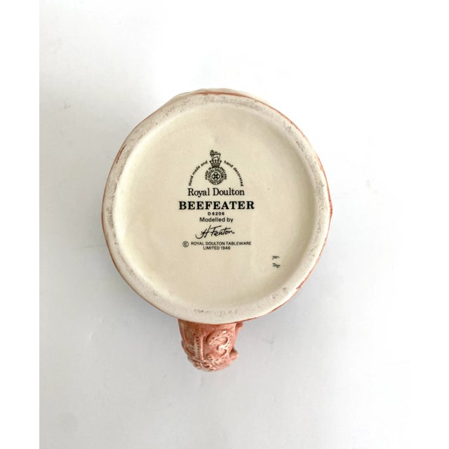 1940s Royal Doulton 1946 Beefeater Mug For Sale - Image 5 of 6