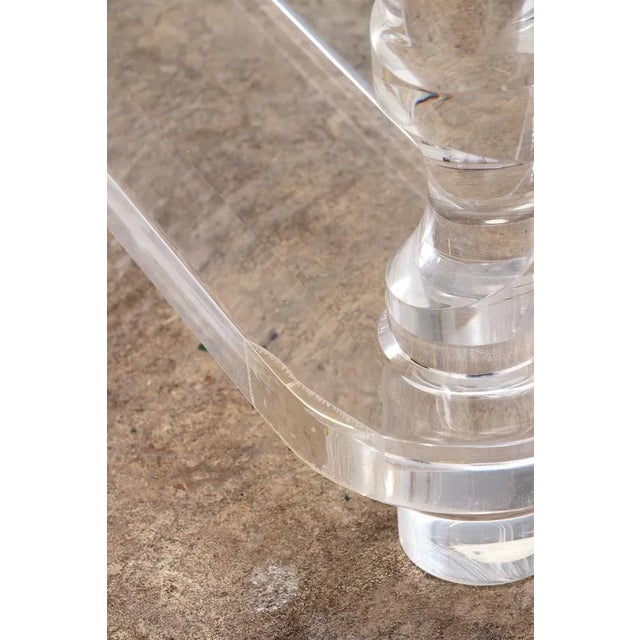 French Coffee Table in Acrylic Glass from Maison Roméo, 1970s For Sale - Image 6 of 12