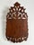Large Antique Victorian Carved Wood Good Luck Wall Pocket Magazine Rack For Sale - Image 12 of 12