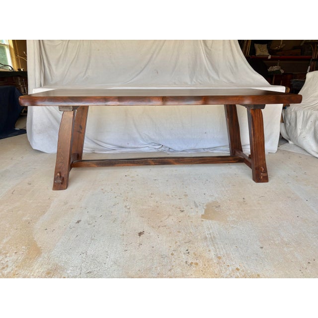 Mid-Century Modern Mid 20th Century Scandinavian Oak Olavi Hanninen Design Dining Table For Sale - Image 3 of 12