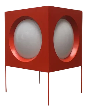 Swiss Space Age T-267 Cube Floor Lamp by Carl Moor for BAG Turgi, 1960s