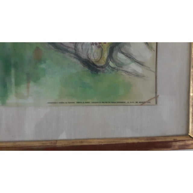 French Marc Chagall Romeo and Juliet Paris l'Opera Le Plafond De Chagall Lithograph Signed For Sale - Image 3 of 5