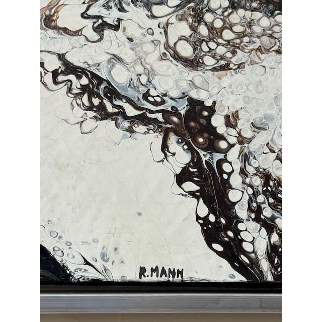 Getting lost in the fluid, elemental layers of this monumental 1970’s abstract masterpiece by mid-century artist Richard...