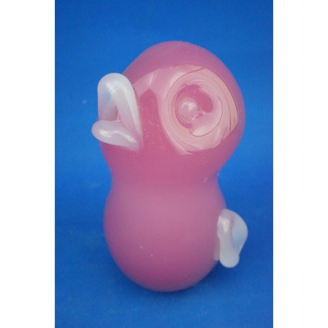 Pink Opaline Sommerso Glass Duckling from Seguso, Murano, Italy, 1950s For Sale - Image 9 of 18