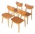 Vintage Plywood Chairs, 1950s, Set of 4 For Sale