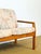 Danish Bench in Teak and Floral Fabric from Dyrlund, 1960s For Sale - Image 12 of 18