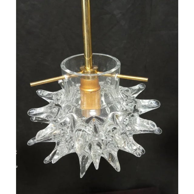 Murano Glass Suspension Lights, 1980s, Set of 3 For Sale - Image 7 of 12