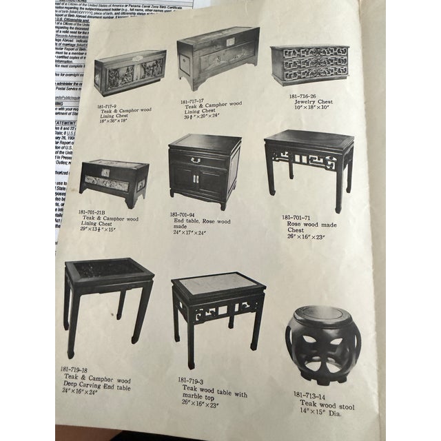 1960s Oriental Hollywood Regency Heavy Carved Nesting Tables, Set of 4 For Sale - Image 4 of 8