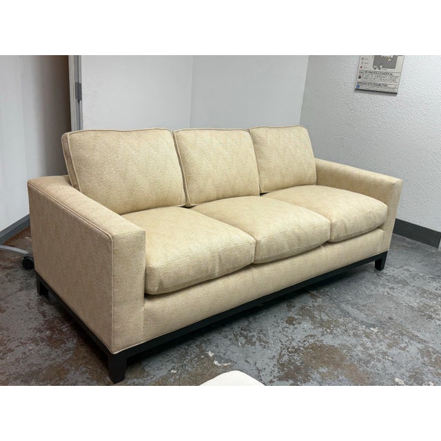Transitional Christian Liaigre for Holly Hunt Bespoke Sofa For Sale - Image 3 of 12