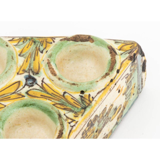 18th Century Spanish Ceramic Spice Container, 18th C. For Sale - Image 5 of 9
