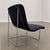 Vintage 1970s Mid-Century Modern scoop lounge chair in the style of Milo Baughman. The chair features a low, sculptural...