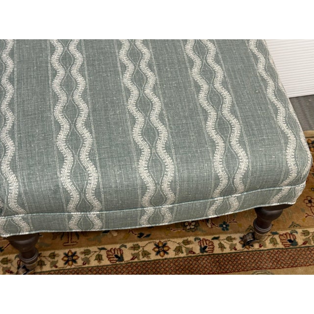 Wood Lee Industries Bespoke Ottoman, Style 1442-00 For Sale - Image 7 of 12
