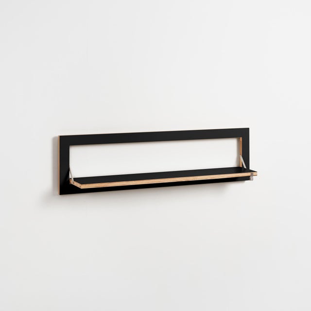 Not Yet Made - Made To Order 100×27-1 Fläpps Shelf in Black from Ambivalenz For Sale - Image 5 of 5
