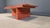 Red Travertine Coffee Table, 1970s, in Very Good conditions. Designed 1970 to 1979