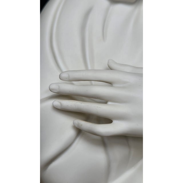 Mid 20th Century Edward Marshall Boehm Bisque Porcelain Madonna Bust For Sale - Image 4 of 16