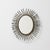 Brutalist Sunburst Mirror — France, 1970s Hand-Forged Metal with Original Patina This striking Brutalist sunburst mirror...