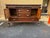19th Century Antique Tiger Oak Carved Sideboard Server or Buffer For Sale - Image 9 of 10