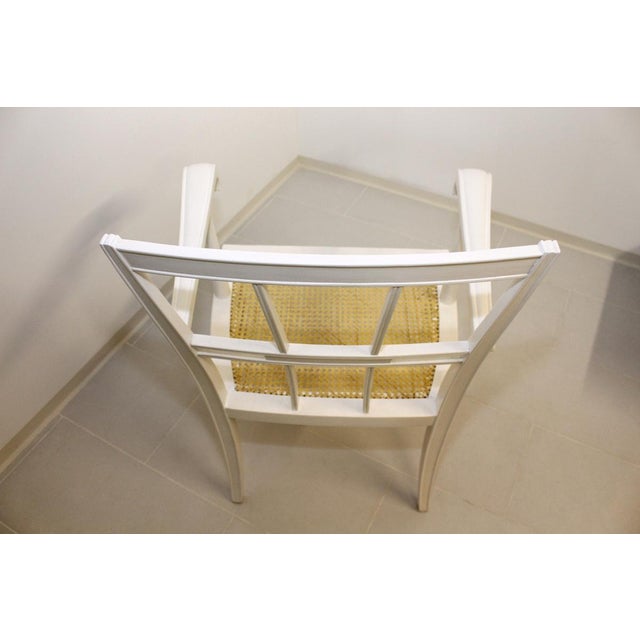 Art Nouveau White Lacquered Beech Armchair by Josef Hoffmann For Sale - Image 6 of 18