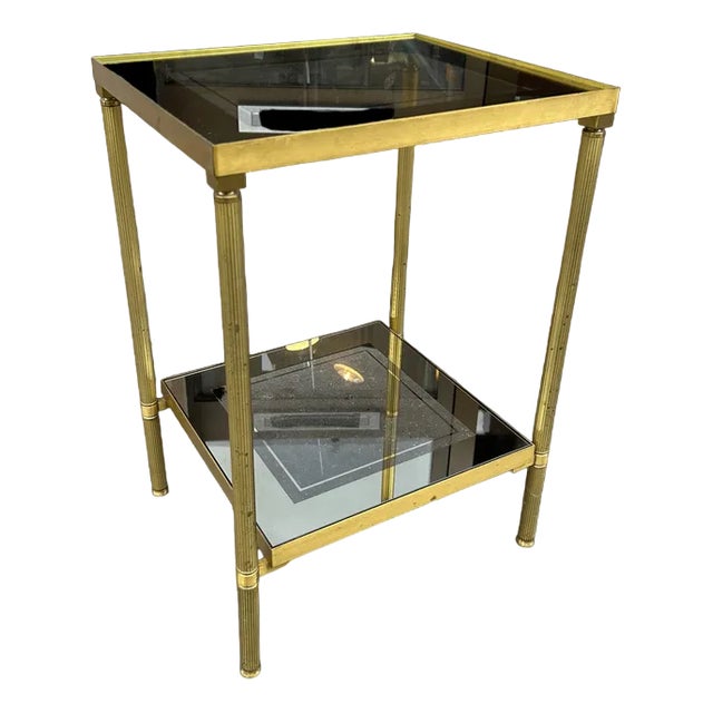 Brass Auxiliary Table, 1970s For Sale