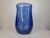 Glass Danish Blue Sapphire Vase by Per Lütken for Holmegaard, 1950s For Sale - Image 7 of 7