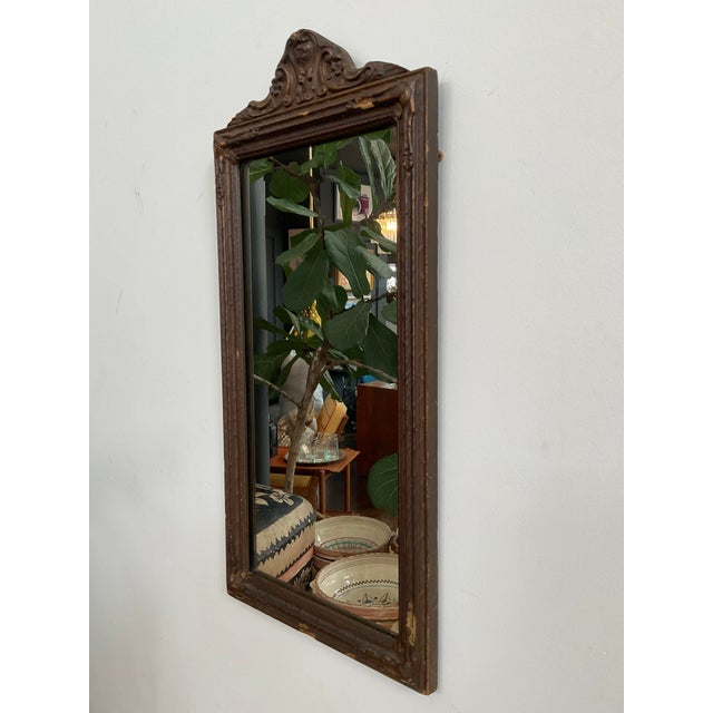 Early 20th C. Gesso and Wood Framed Wall Mirror For Sale - Image 4 of 18