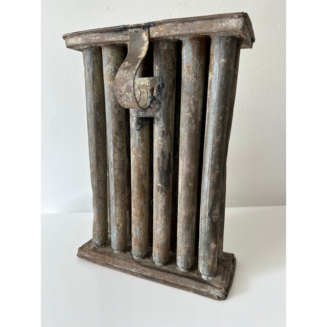 Farmhouse Antique 12 Tube Candle Mold For Sale - Image 3 of 11