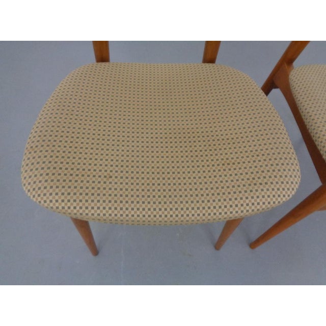 Dining Chairs in Walnut & Beech, 1960s, Set of 3 For Sale - Image 13 of 17