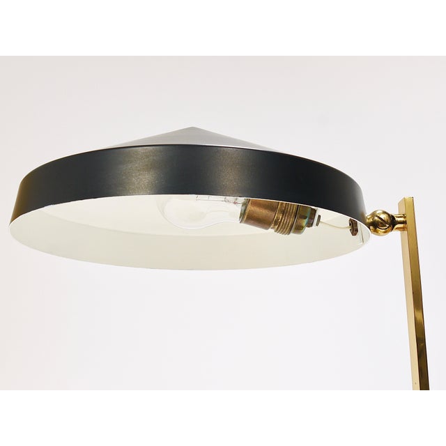 Mid-Century Black Brass Table or Desk Lamp, Austria, 1960s For Sale - Image 10 of 18