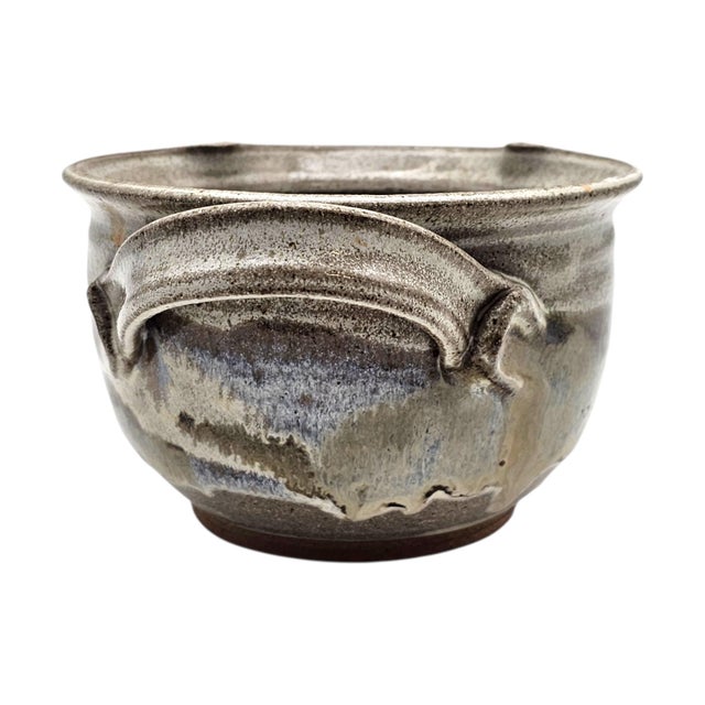 1980s California Studio Pottery Batter Bowl With Pour Spout — Signed “Margie,” 1980 7.5" For Sale - Image 5 of 14