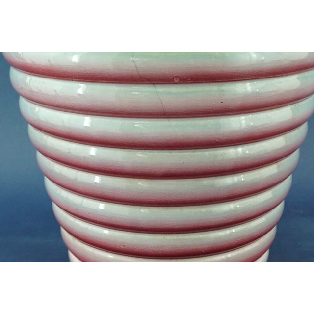 20th Century Futurist Cameleon Ceramic Vase by Angelo Simonetto for the Galvani Factory, Italy, 1920s For Sale - Image 12 of 18