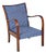 Art Deco Armchair in Walnut, Czech, 1920s For Sale