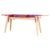 Brown Oak Surf Hand-Woven Fabric Bench by Jean-Baptiste Van Den Heede For Sale - Image 8 of 8