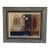 Per Dahl Abstract Expressionist Oil Painting Textured Canvas Wood Frame Denmark 1970s For Sale