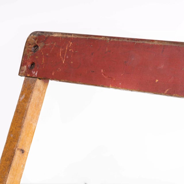 1960s Beech Folding Chair, 1960s For Sale - Image 5 of 10